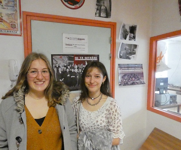 Lizeoko ikasleak inkiet dira...