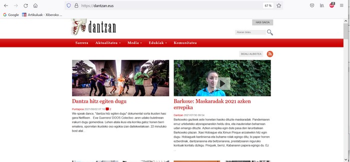 Dantzan.eus webgunea ezagützen düzüeia?
