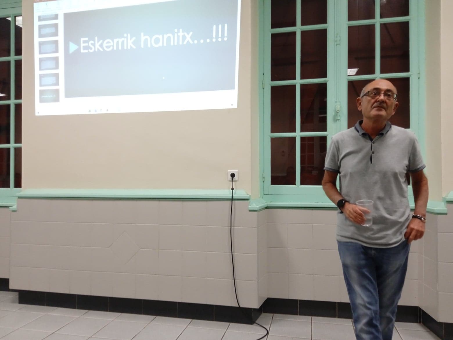 Koldo Zuazo ikerlaria Barkoxen 