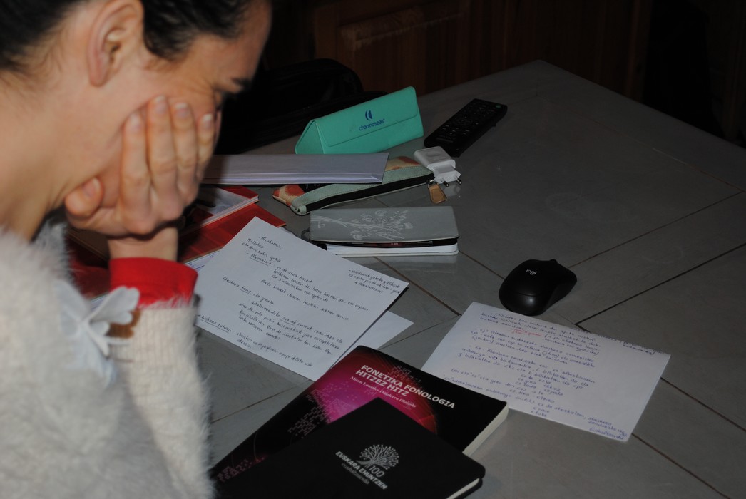 Eüskaraz nola ahozkatü??