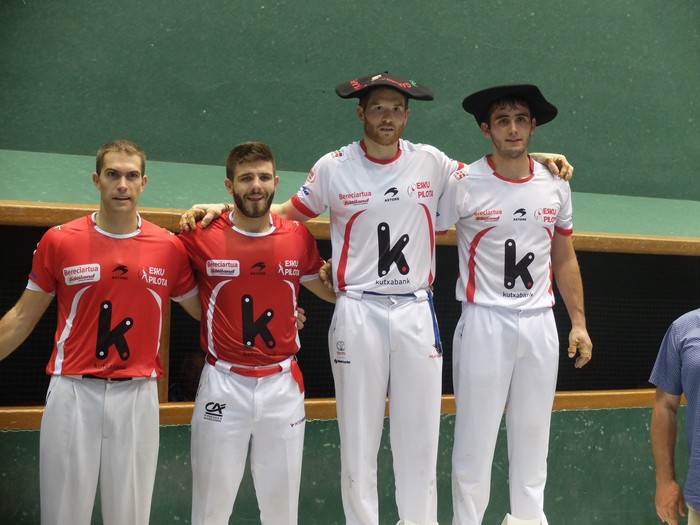 Pelota partida ejerrak bihar Mauleko trinketean