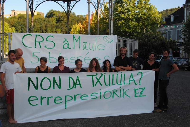 Manifestaldi neskenegün goizan Mauleko plazan