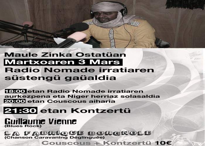 Irratien arteko alkartarzün gaüaldia Maulen.